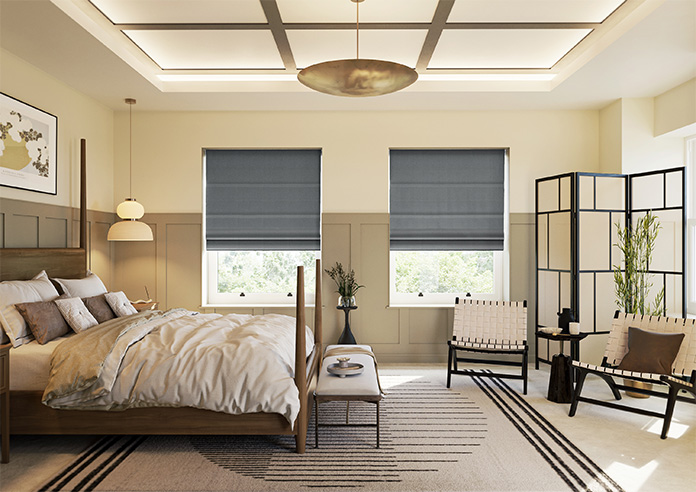 Roslin (Blackout), Dark Grey - Roman Blind - Image 8